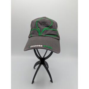 Stine Seeds Hat Mens White Gray Farmer Cap Green Logo Jersey Mesh Modern Design
